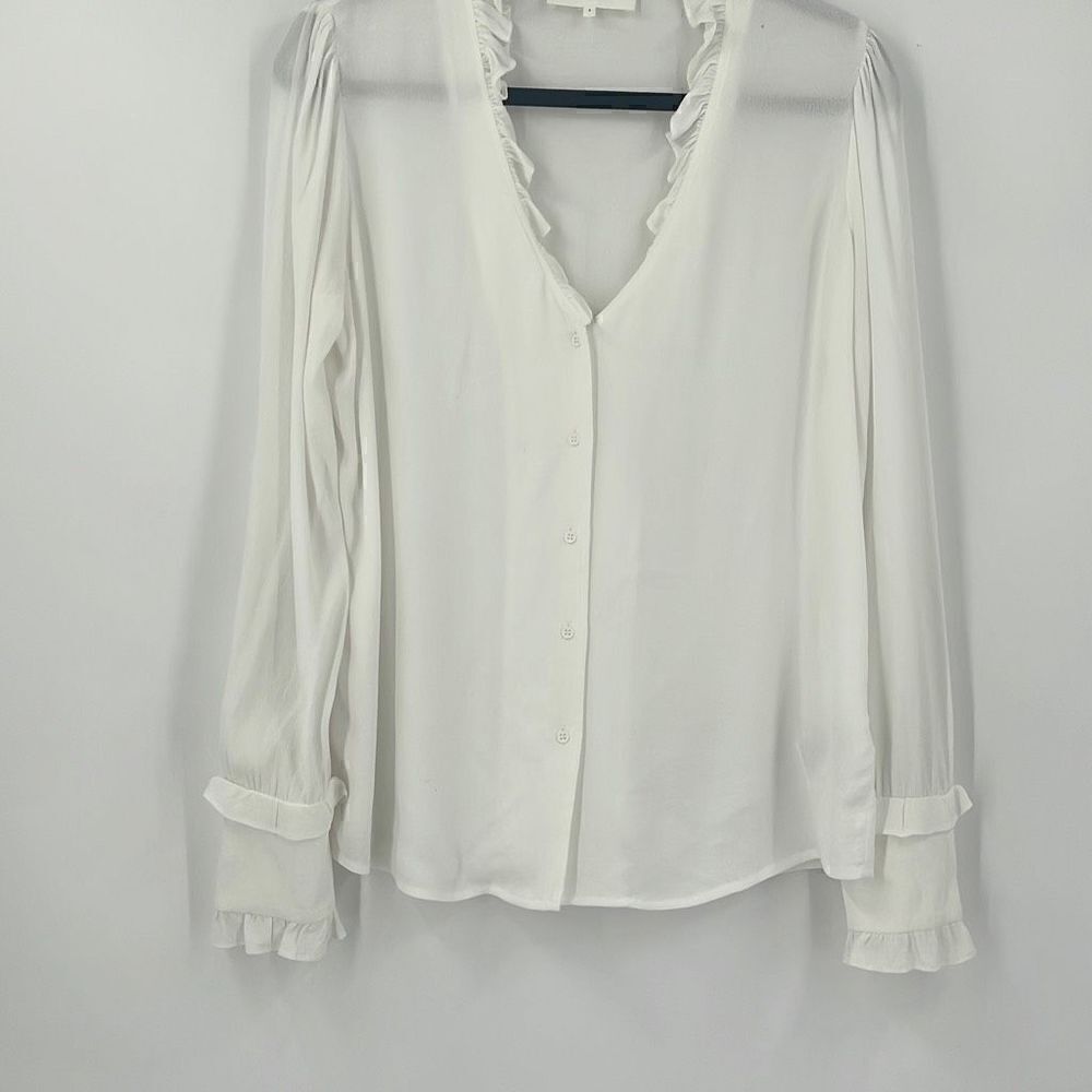 ba&sh Unity Puff-Sleeve Blouse  - Picture 2 of 9